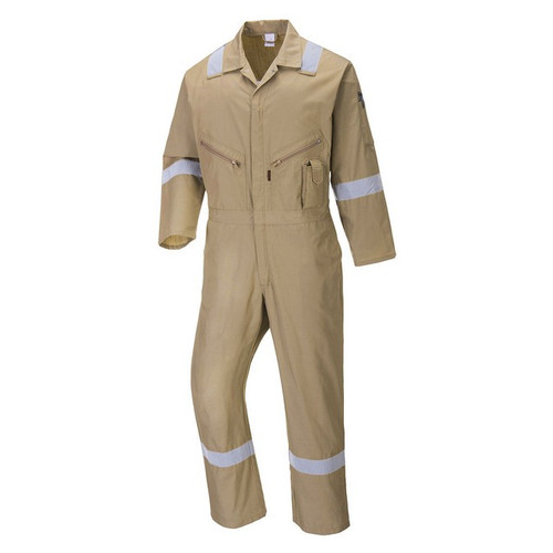 Portwest C814 Iona Cotton Coverall Khaki