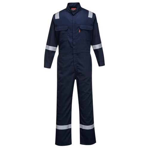 Portwest FR94 Bizflame 88/12 Iona Coverall Navy Tall Sizing