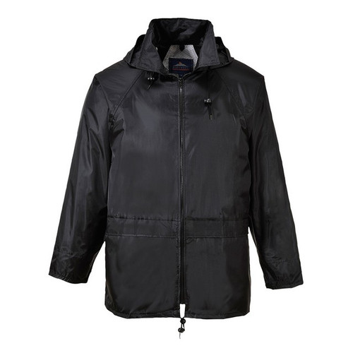 Portwest US440 Classic Rain Jacket Black