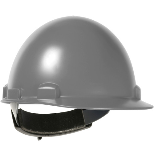 PIP 280-HP841SR-09 Stromboli Cap Style Smooth Dome Hard Hat with ABS/Polycarbonate Shell, 4-Point Textile Suspension and Swing Wheel-Ratchet Adjustment