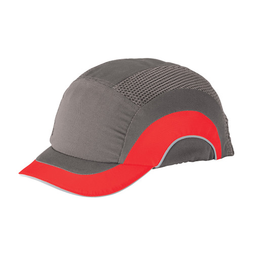 PIP 282-ABS150-62 HardCap A1+ Baseball Style Bump Cap with HDPE Protective Liner and Adjustable Back - Short Brim