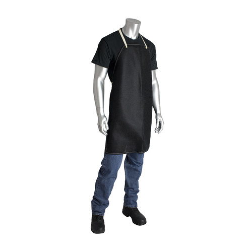 PIP 30-BCM24342G Black Cane Mesh Apron