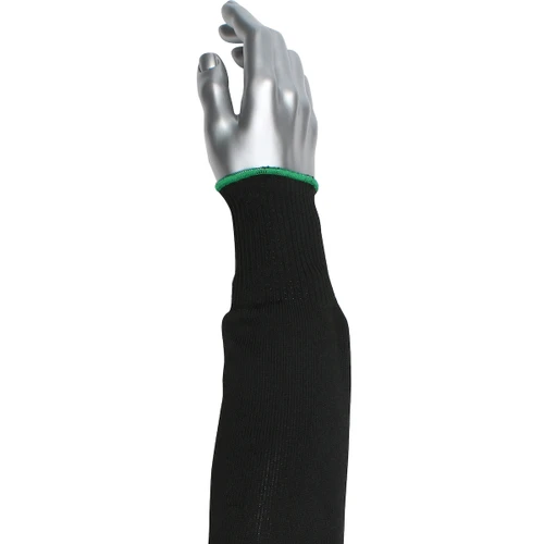 PIP S10HTP/2BK-EW-ES6-18 Single-Ply ATA / High Tenacity Polyester Blended Sleeve - Wide Width 18"