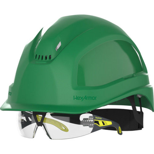 HexArmor 16-18004 Ceros XP250IES Hard Hat, White