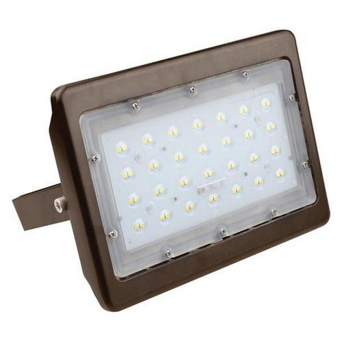 Beyond LED Technology 151661 LED Flood Light 50 Watt 6200 Lumens 5000K Bronze Housing U Bracket UL & DLC Listed 5 Years Warranty