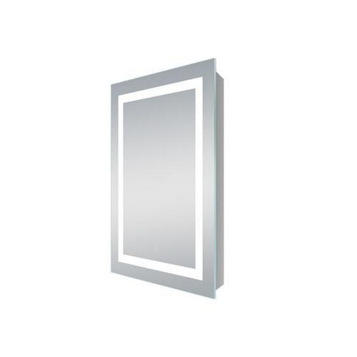 Beyond LED Technology 151730 LED Bathroom Lighted Mirror 24" X 32" 49.6 Watt 2700 Lumens Adjustable CCT 3K-4K-5K-6K On/Off Touch Sensor Auto Defogger Inner Window Style Led Vanity Mirror ETL Listed 5 Years Warranty
