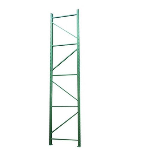Vestil PRTD-12-42-24 Steel Pallet Racking Upright Frame 12 Ft. x 42 In. 24,000 Lb. Capacity Green