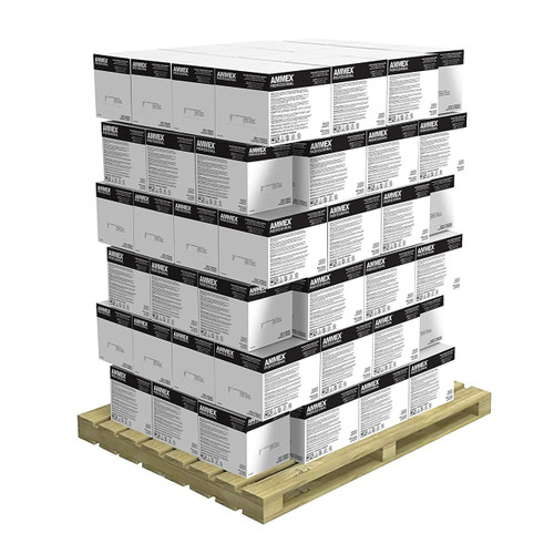 Ammex GPNB Gloveplus Industrial Grade Black 5 Mil Nitrile Disposable Gloves, Powder Free Pallet Quantity (70 Cases)