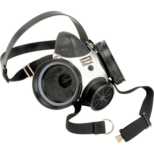 MSA 454-808073 Comfo Classic Respirator, Large, Silicone