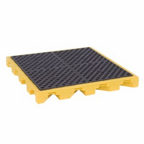 Spilltech DECK4 Drum Spill Deck, Low-profile, modular, polyethylene construction