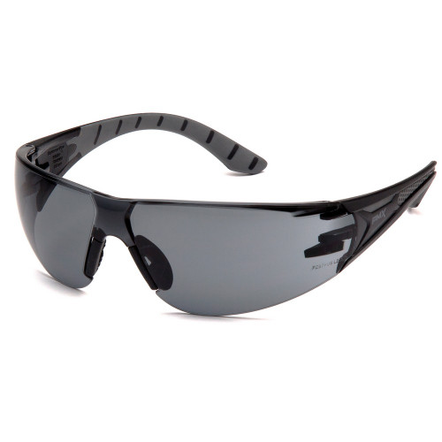 Pyramex Safety PYSBG9620ST Gray H2X Anti-Fog Lens with Black and Gray Temples