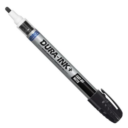 Markal MRK96313 Dura-Ink + Easy Off markers 3mm tip Black