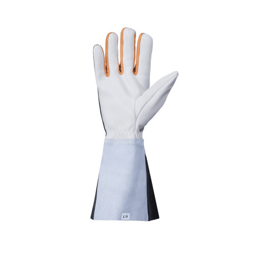 Superior Glove 398HG6 ENDURA GRAIN HORSEHIDE PALM, GRAIN GOAT BACK, w/FORCHETTES, 6IN SPLIT CUFF, KEVLAR SEWN