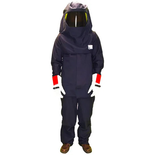 Chicago Protective Apparel Arc Flash Kit AG32 32 Calorie with Jacket and Bib, HRC 3