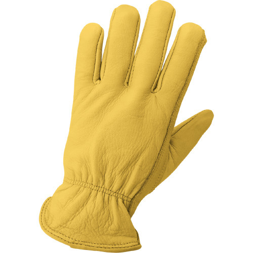 Global Glove 3100 Premium Grain Cowhide Leather Gloves with Reinforced Palm