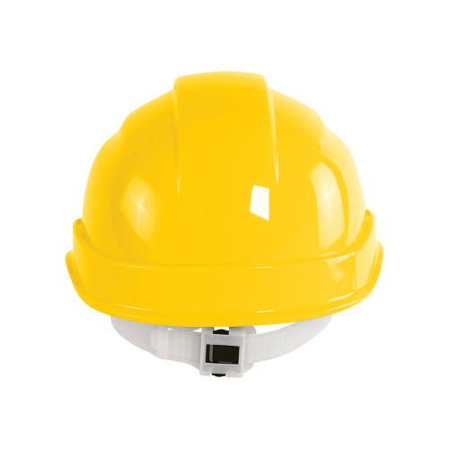 Global Glove HH-C1-Y Bullhead Safety Head Protection Yellow Unvented Cap Style Hard Hat With Six-Point Slide Lock Suspension