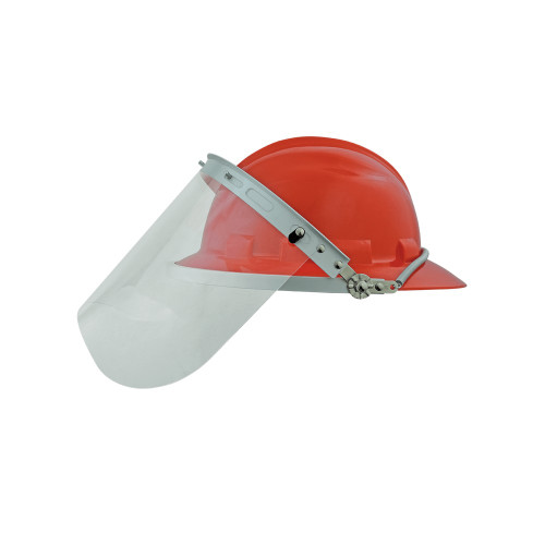 Global Glove HH-V1 Bullhead Safety Head Protection Clear Polycarbonate Face Shield