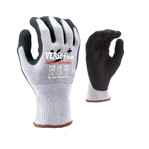 Task Gloves VSP44150 Versus Plus 13 Gauge Turnbull Engineered Yarn, RevoTek Palm , ANSI A4 Cut Resistant Gloves