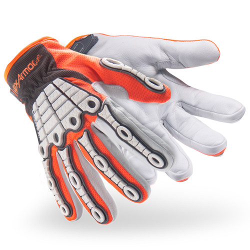 HexArmor 4073 Chrome SLT With Impact, Cut Level A6 Gloves