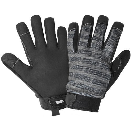 Global Glove SG6000 Touch Screen Mechanics Gloves with a Neoprene Cuff