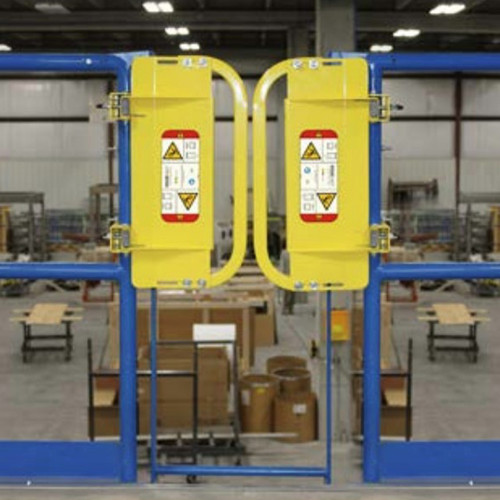 Savety Yellow SYP-PS-2030D Adjustable Self Closing Double Swing Gate 20"-30"