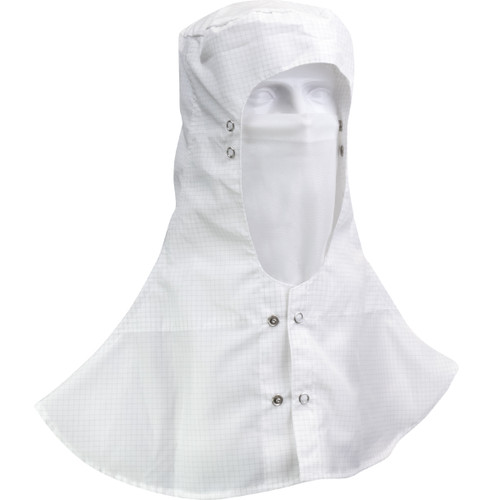 PIP CD1-75WH Uniform Technology Tricot Snap-in Face Mask