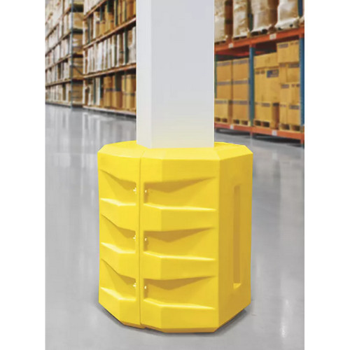 DPI CP-12 12" Column Protector, Yellow