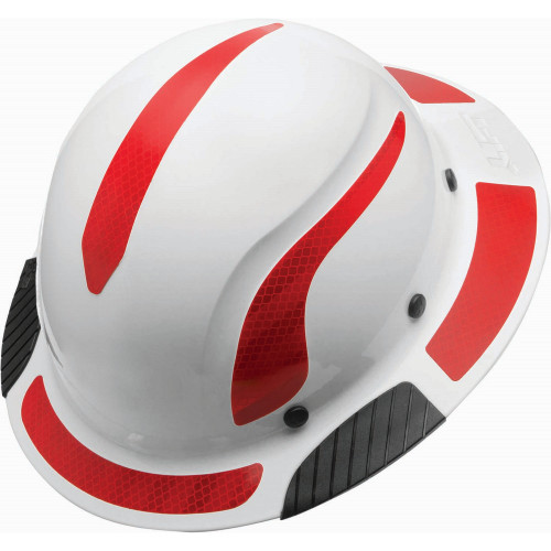 Lift Safety HDRD-20RD DAX Hard Hat Reflective Decals, Red