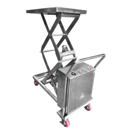 Superlift SLSS DSL-P-59-10 Stainless Steel Double Portable Lift Tables, 36"X20", 1,100 lb Capacity