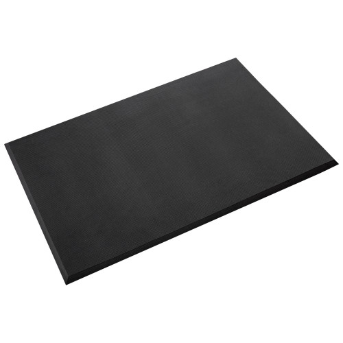 Crown Matting PM 0035BK Paramount 3'x5' Black Anti-Fatigue Matting