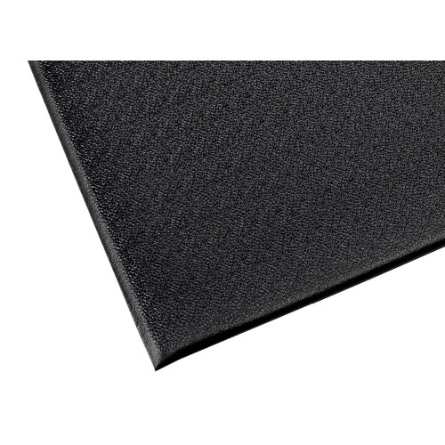 Crown Matting TP83848BK Tuff-Spun 3/8 Pebble-Surface 4'x60' Black Anti-Fatigue Matting