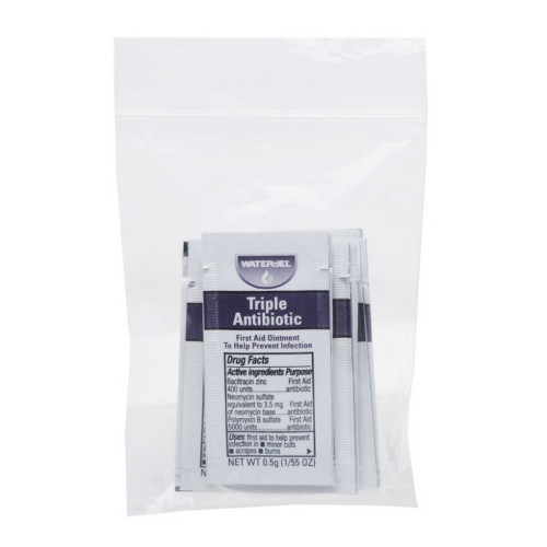 Waterjel 7603 Triple Antibiotic 0.9g., 10pc Bag