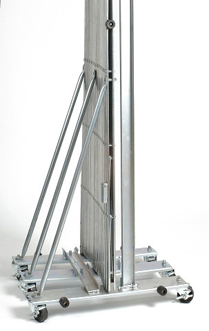 Illinois Engineered Products XPWM1115 Portable Folding Gate - Extra Heavy Duty, 11' to 15'W, 6'6"H, Wall Mount