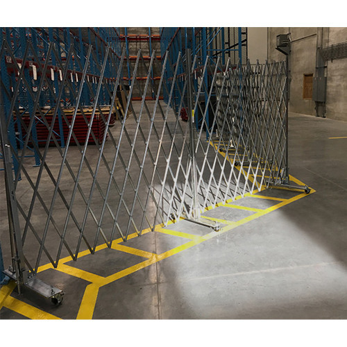 Illinois Engineered Products XL665 Portable Folding Gate - Adder, Heavy Duty, 6' Wide, 78" Collapsed Height