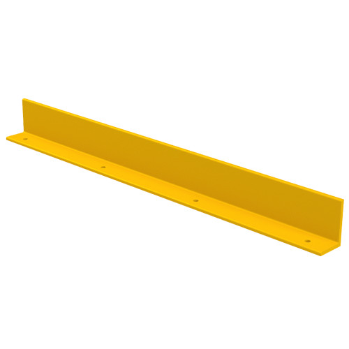 Savety Yellow RG-EXT-48-1/4 End Of Aisle Rack Guard Extension 48", 5" x 3" x 1/4" Steel Angle, Yellow