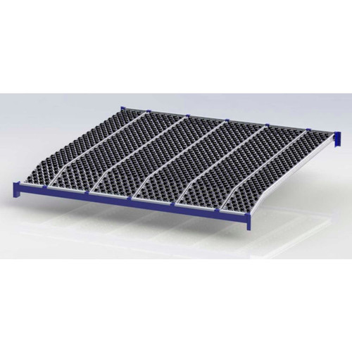 UNEX RR99K2W8X8-L Additional Level For Gravity Rack with Knuckled Span-Track Wheel bed 96"W x 96"D