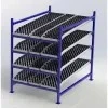 UNEX FC99SKW48724-S Flow Cell Presentation Gravity Rack Starter, 48"W x 72"D x 72"H