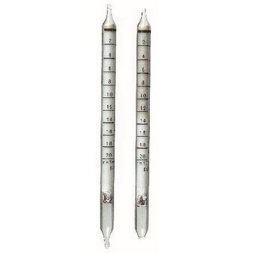 Draeger 8101211 Gas Detector Tube, Hydrogen Sulfide 2%/a, 10/Box