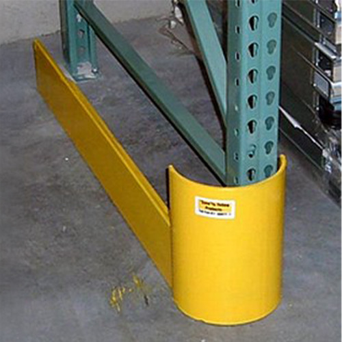 Savety Yellow RG-42DC-1/4 42" Double End of Aisle Post Protector, 1/4" Thick
