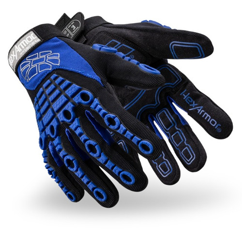 HexArmor 4024 Chrome Series With Impact, Cut Level A8 Gloves