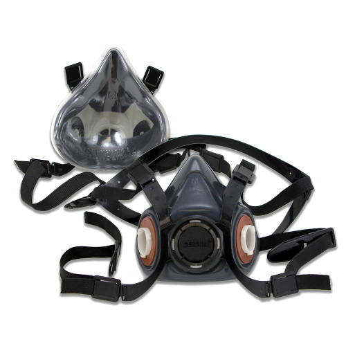 Gerson 0879250 Reusable Silicone Half-Mask Facepiece - Medium