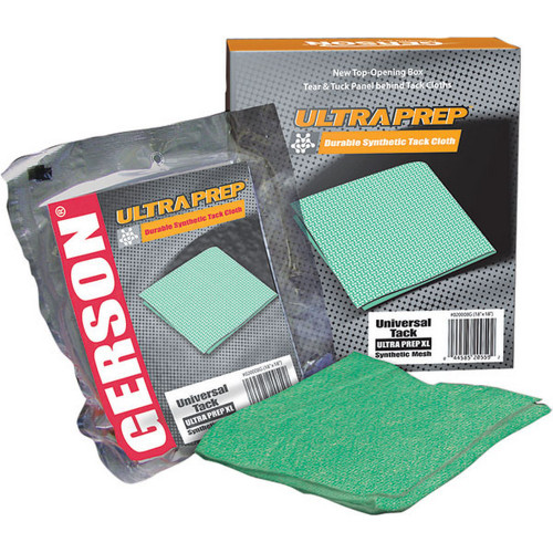 Gerson 020008G Tack Cloth - Ultra Prep XL, 18”x18”, Medium Tack