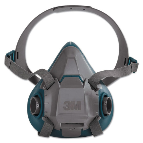 3M 142-6502 Rugged Comfort Half-Facepiece Reusable Respirator, Medium