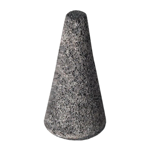 CGW 49027 1-1/2" X 3" X 5/8"-11 Type 17 A16R 16-Grit Aluminum Oxide Resin Cone