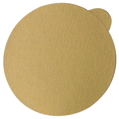 CGW 49792 5" Dia 80-Grit Gold Aluminum Oxide PSA DWT  Sanding Disc