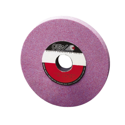 CGW 58043 14" X 2" X 5" T5 PA-46H 46-Grit Pink Aluminum Oxide Surface Grinding Wheel