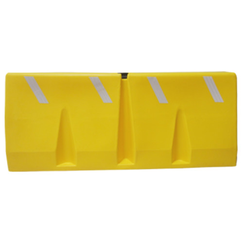 DPI TB-5 Plastic Traffic Barrier, 62X24, Yellow