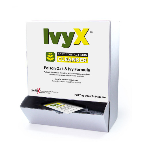 Aero Healthcare 84661 IvyX Post-Contact Cleanser Packets, 50/box