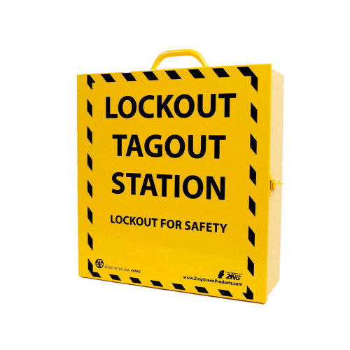 Zing Green 6062E ZING 6062E RecycLockout Lockout Cabinet - Empty