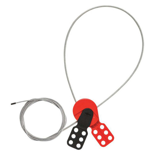 Zing Green 7291 Cable Lockout Hasp with 9 ft Cable